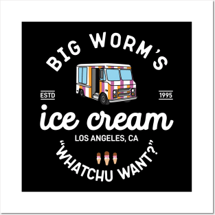 Vintage Big Worm Ice Cream Posters and Art